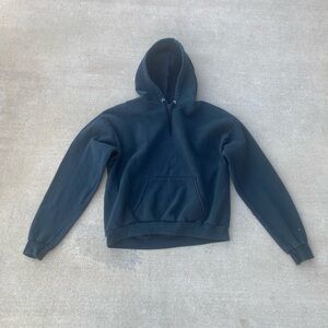 Vintage dark green hoodie